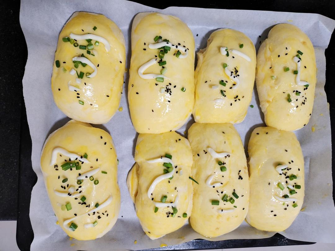 香葱火腿肉松面包