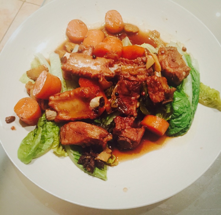 土豆炖排骨