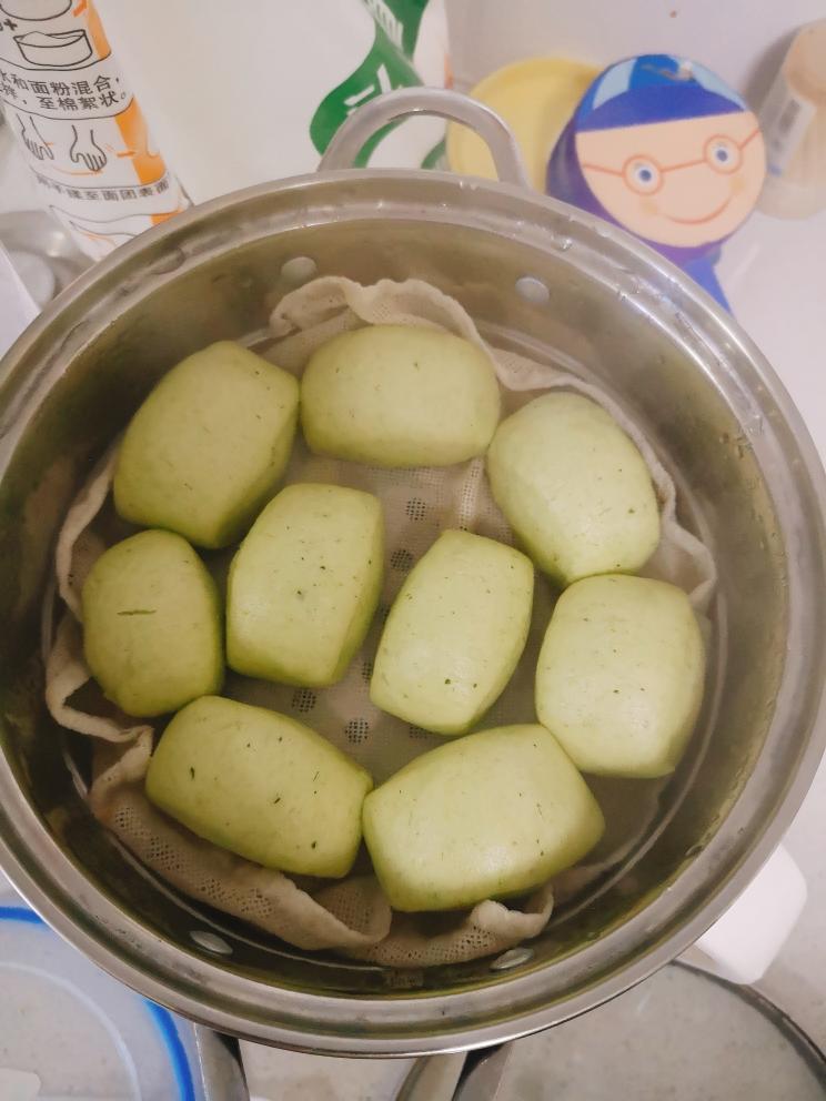 菠菜小馒头