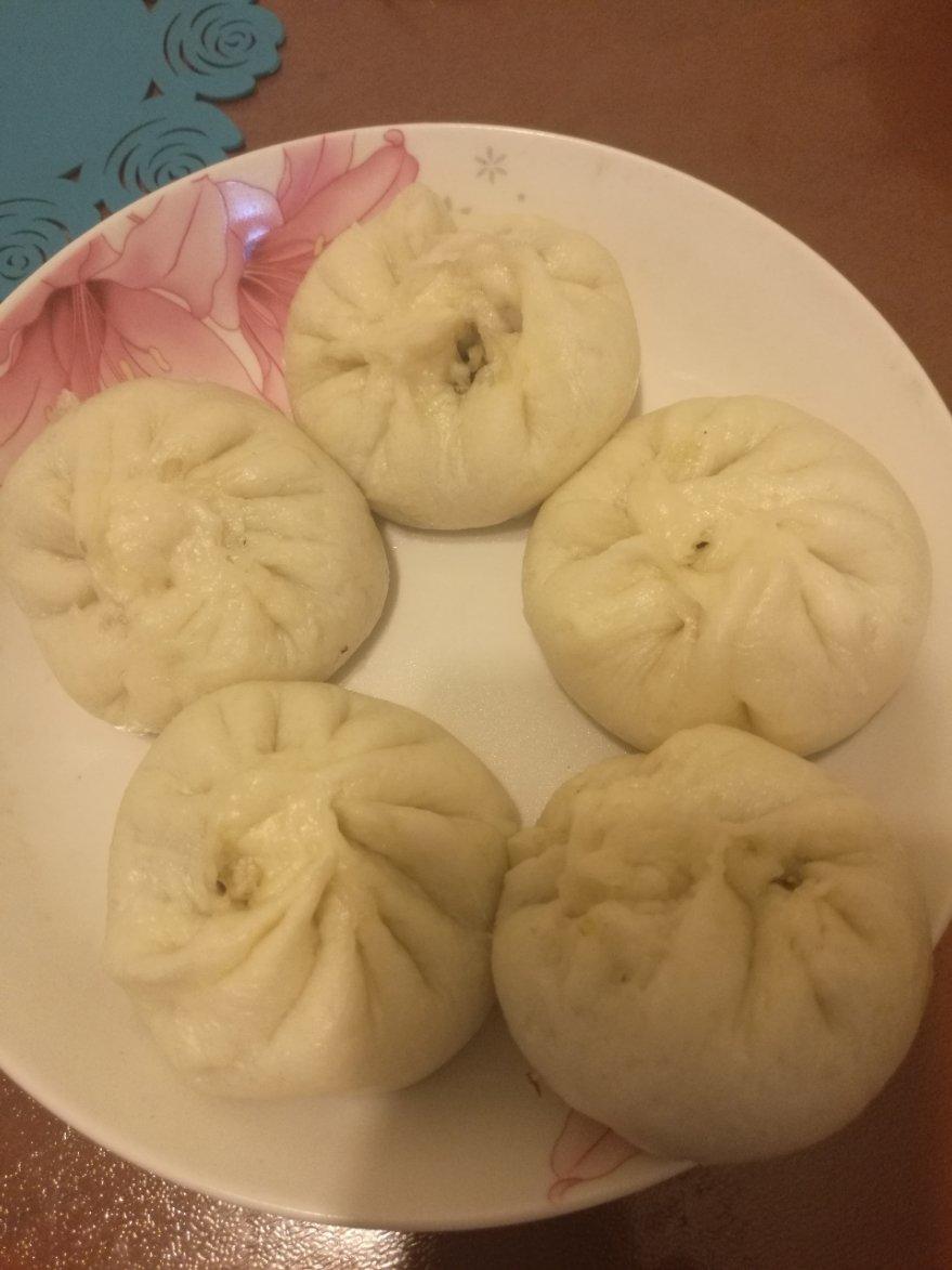 白菜素馅包子