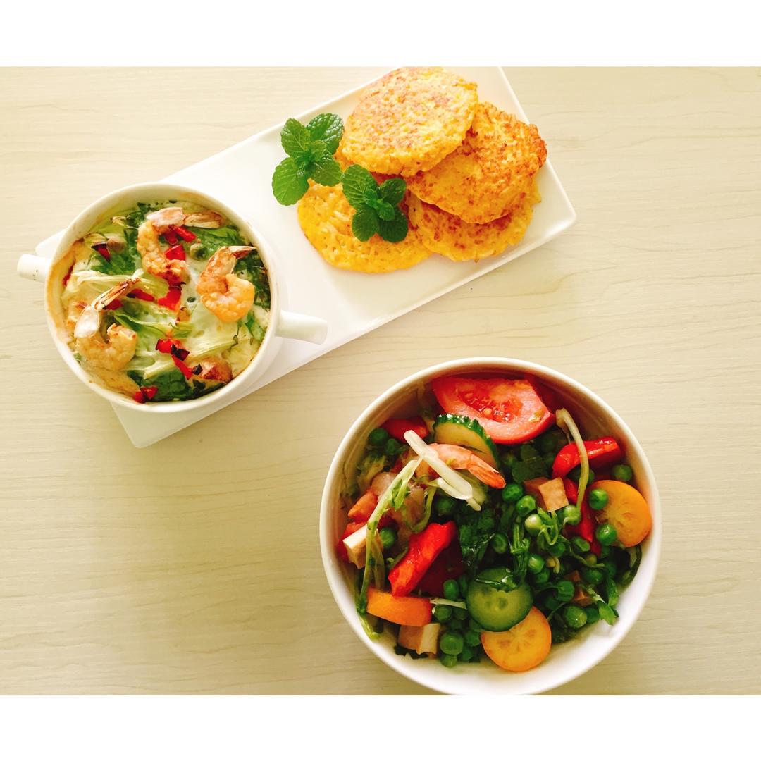 蔬菜吐司布丁（无油）