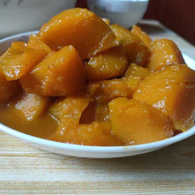 猪肉都不换的焖南瓜～吃起来糯糯甜甜咸咸的！