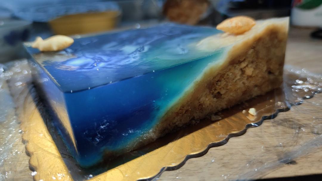 很有七夕style的星空羊羹