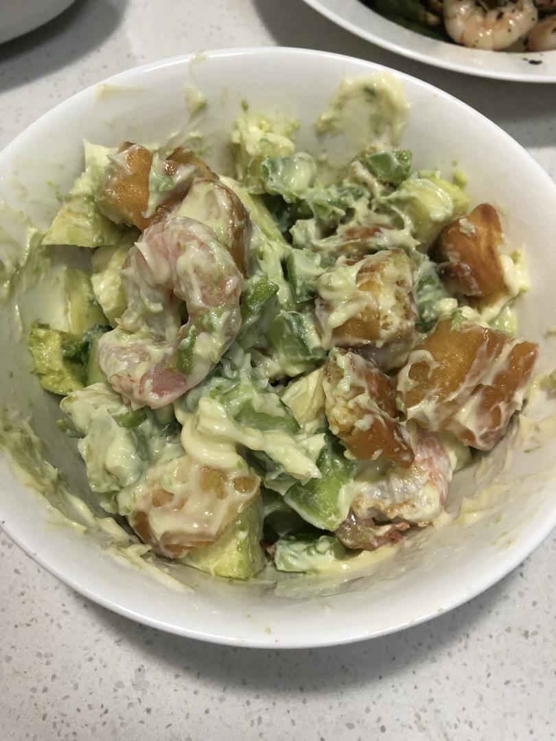 缤纷油条沙拉