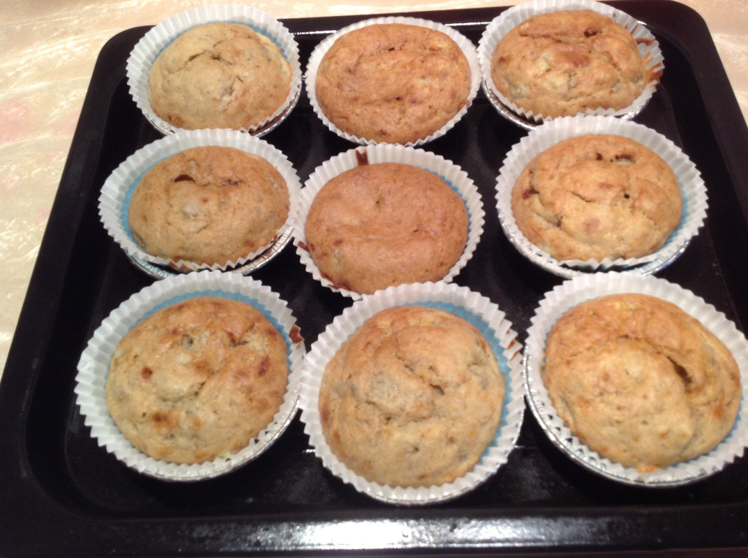 马芬 纸杯蛋糕cupcake香蕉松糕