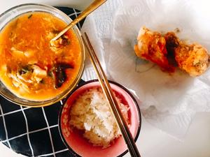 炒鸡下饭的酸辣鱼片汤的做法 步骤8