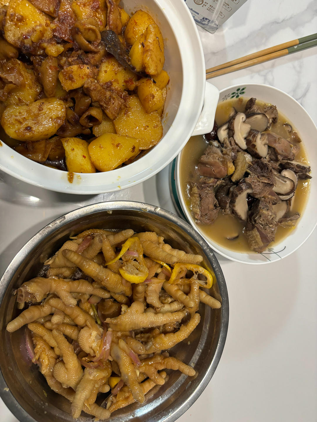 红烧肥肠&肥肠粉&土豆烧肥肠