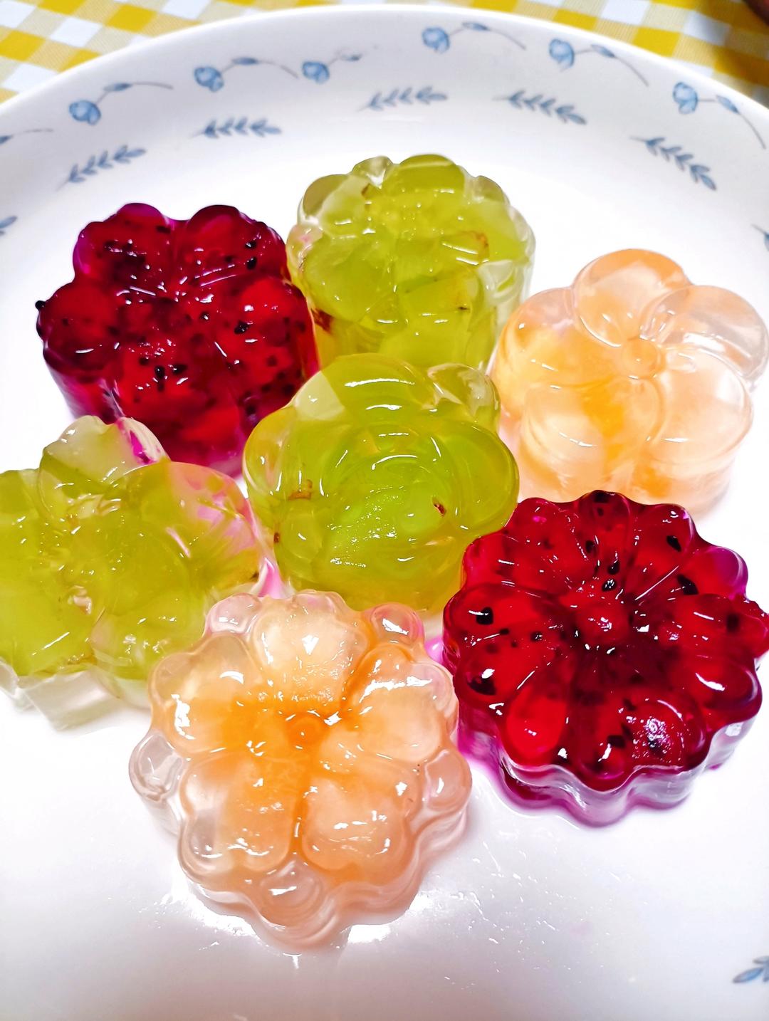自制水果果冻 (白凉粉版)