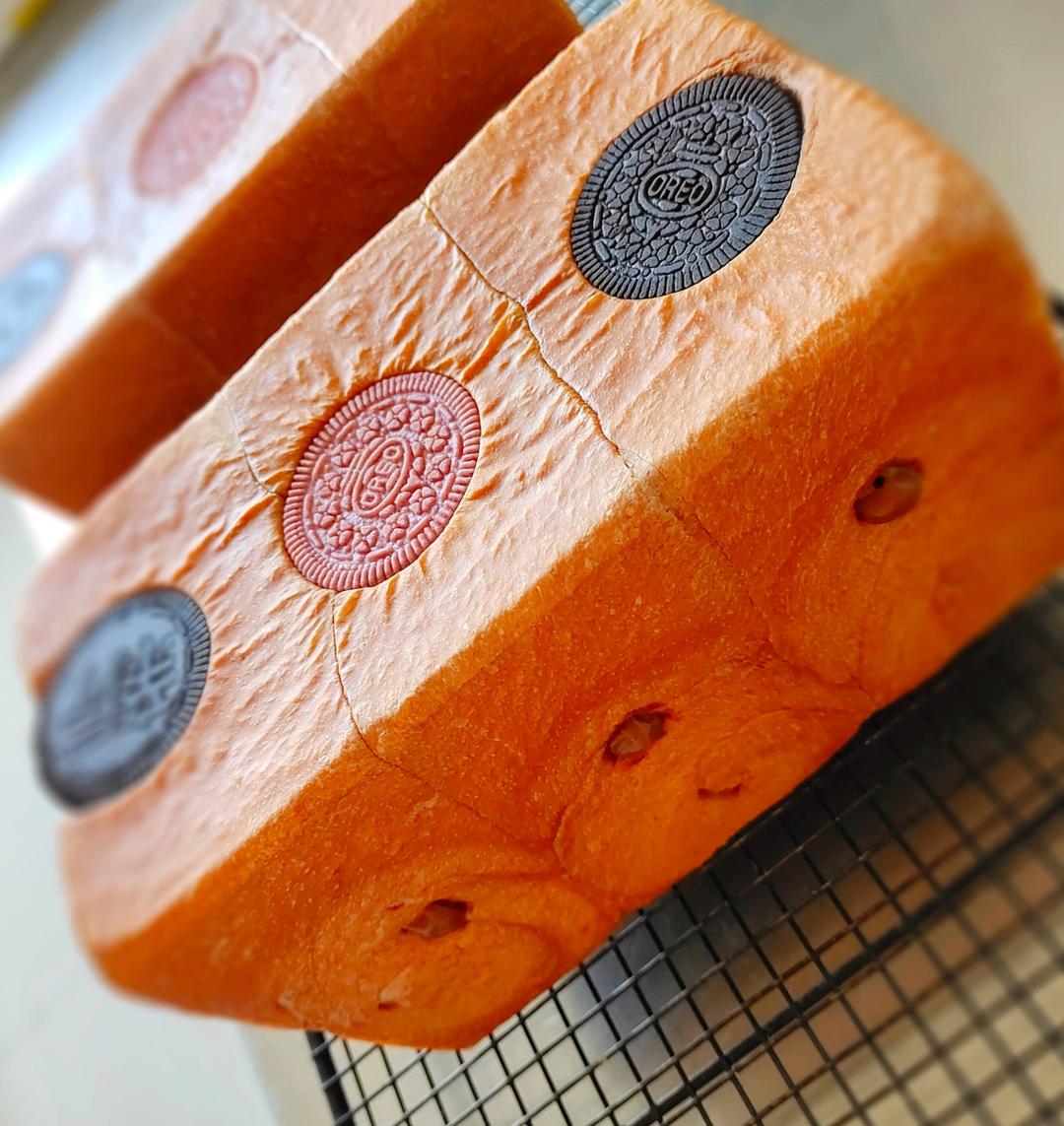 奥利奥巧克力卡士达吐司