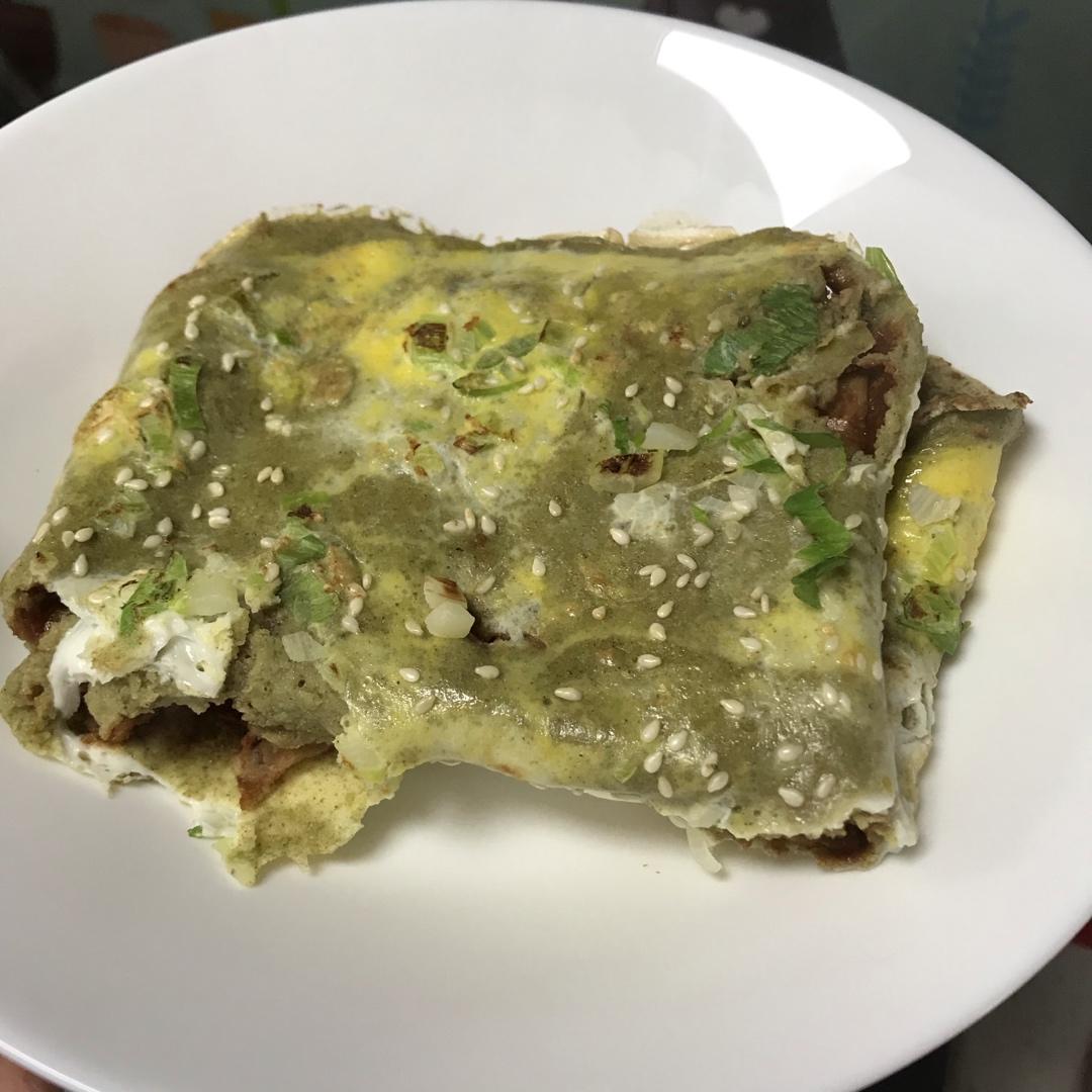 平底锅版煎饼果子