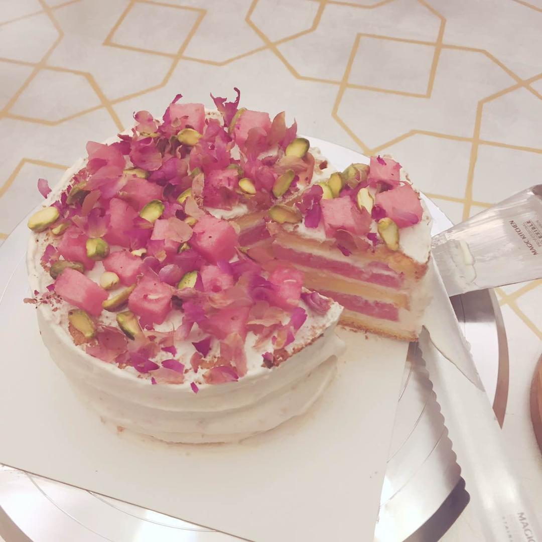 Ins上超火网红－西瓜蛋糕（还原度超高！）