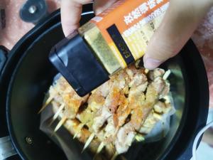 【空气炸锅版】香烤肉串的做法 步骤4