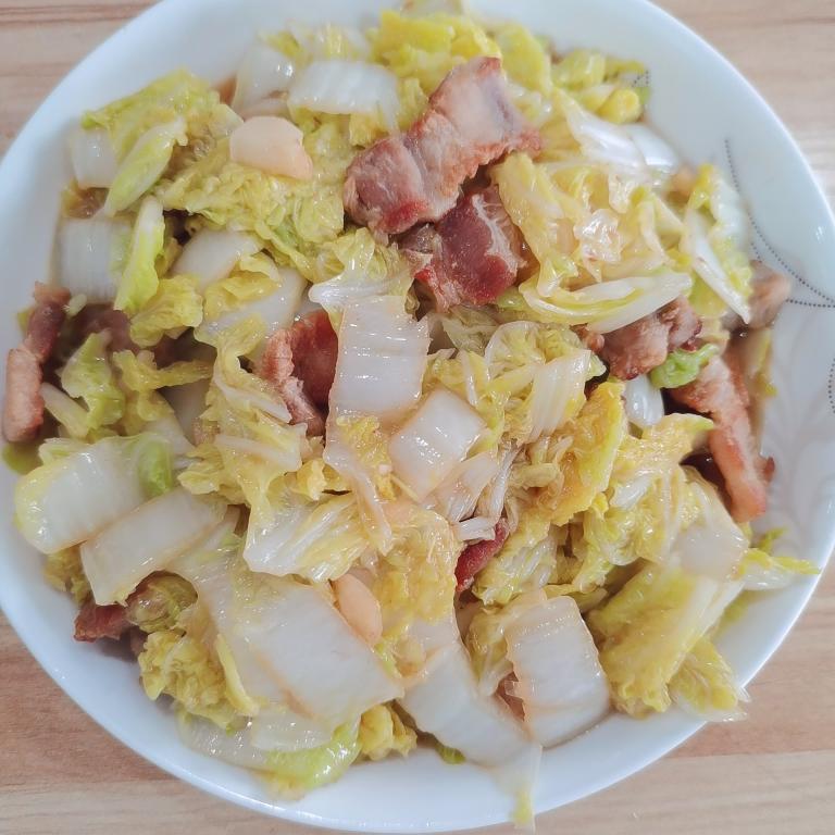 娃娃菜炒肉的做法