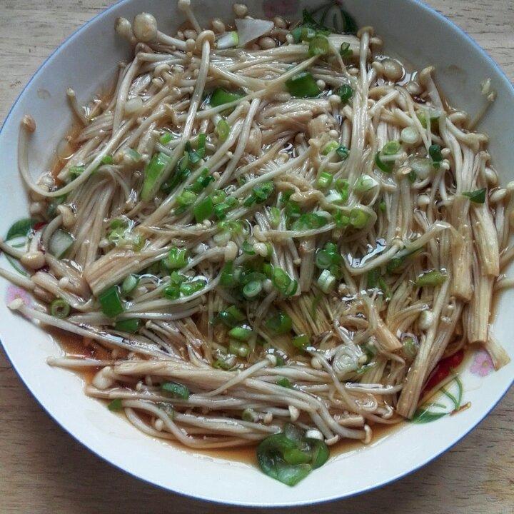 油泼金针菇