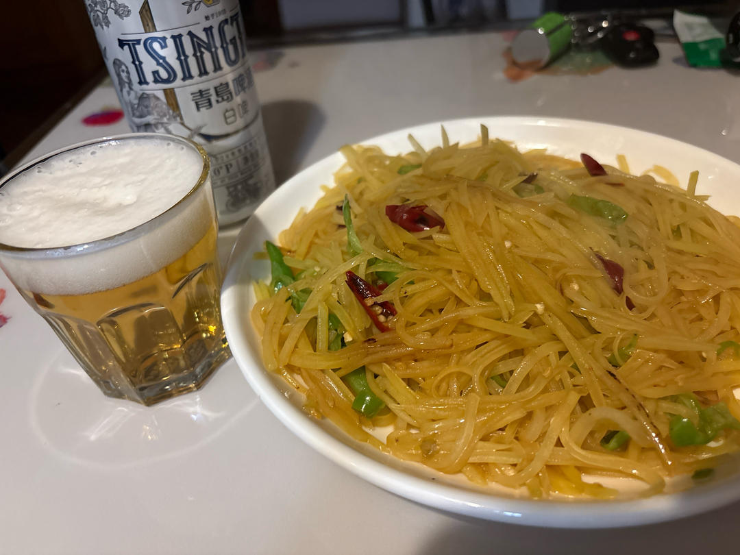 酸辣土豆丝的家常做法 超级下饭