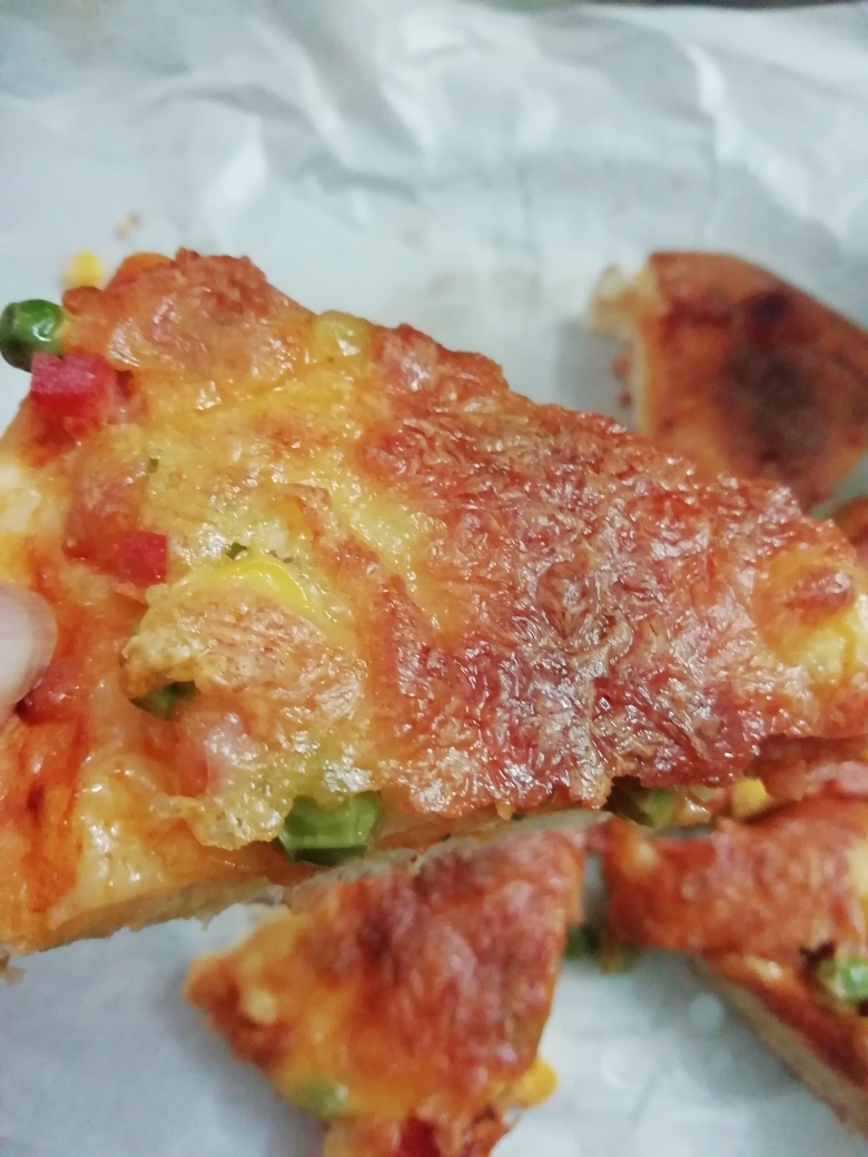 健康美味披萨（自制披萨皮）的做法