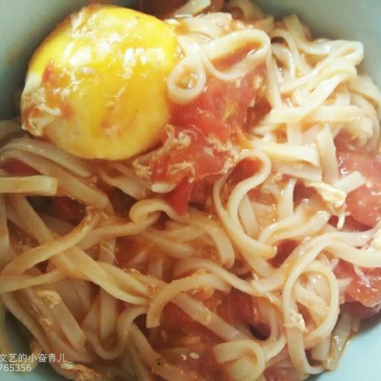 简单早饭西红柿鸡蛋挂面
