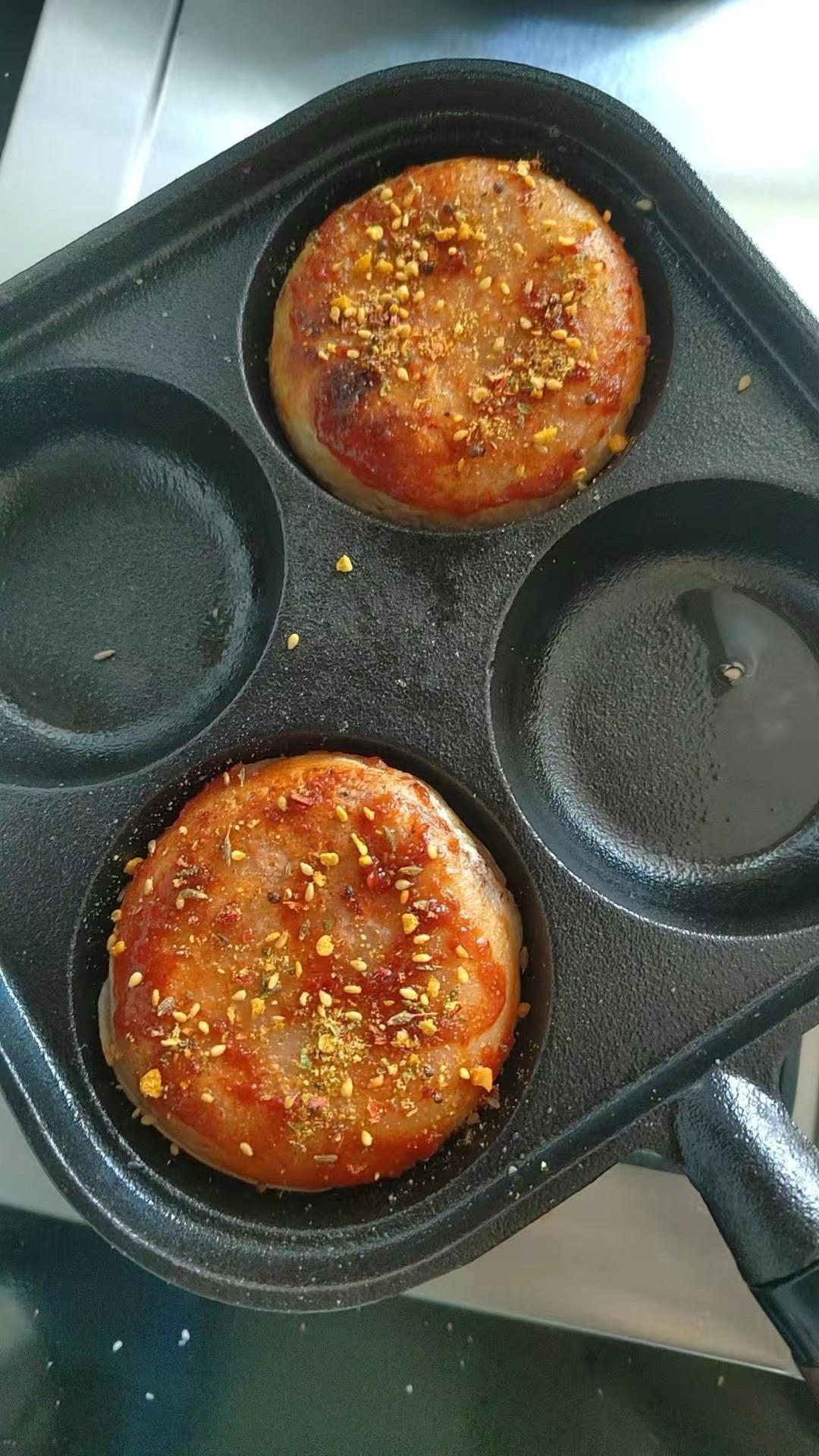 在家也能吃到鸡蛋堡