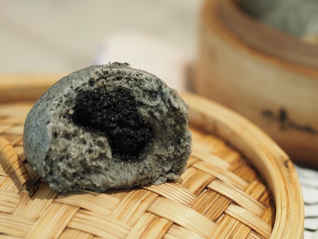 黑芝麻酱馒头