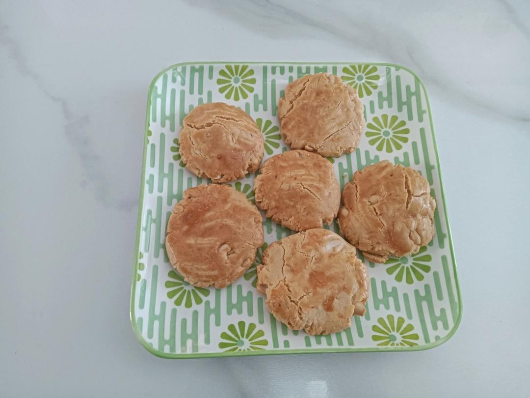 超级好吃的花生酥饼（橄榄油版）