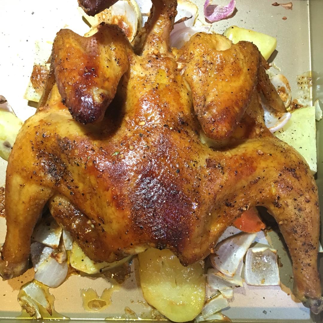 袋袋烤鸡--自制腌料+脆皮秘籍