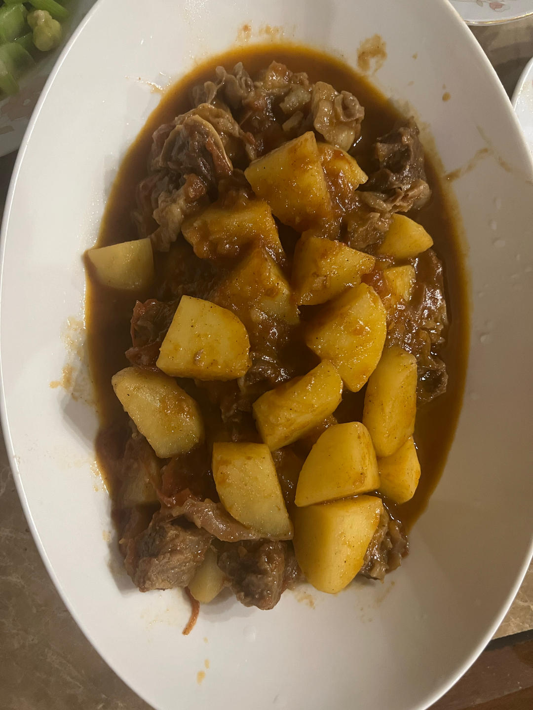 番茄土豆炖牛腩
