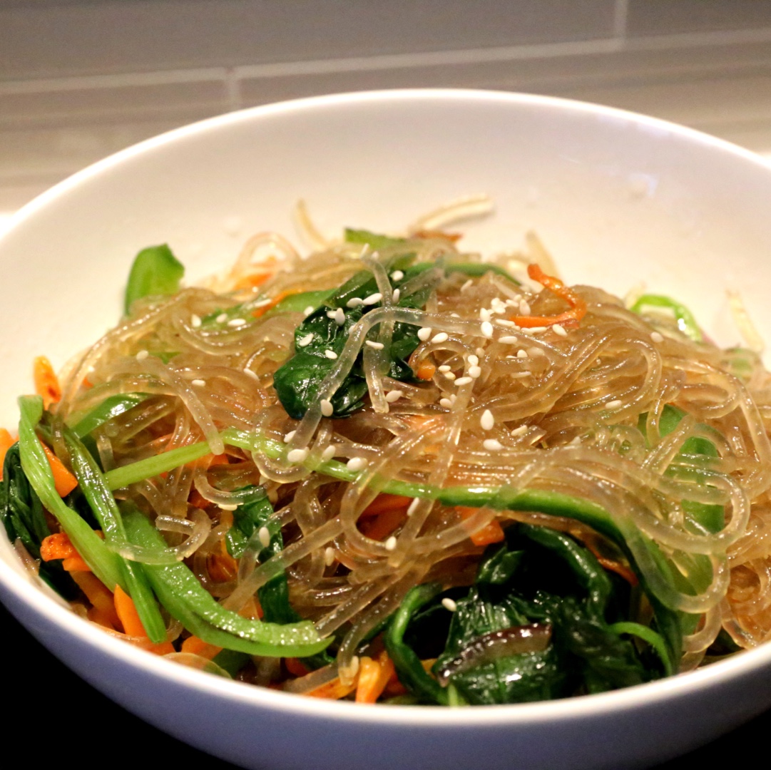 韩式粉丝炒杂菜 Korean Style Glass Noodles with Vegetables