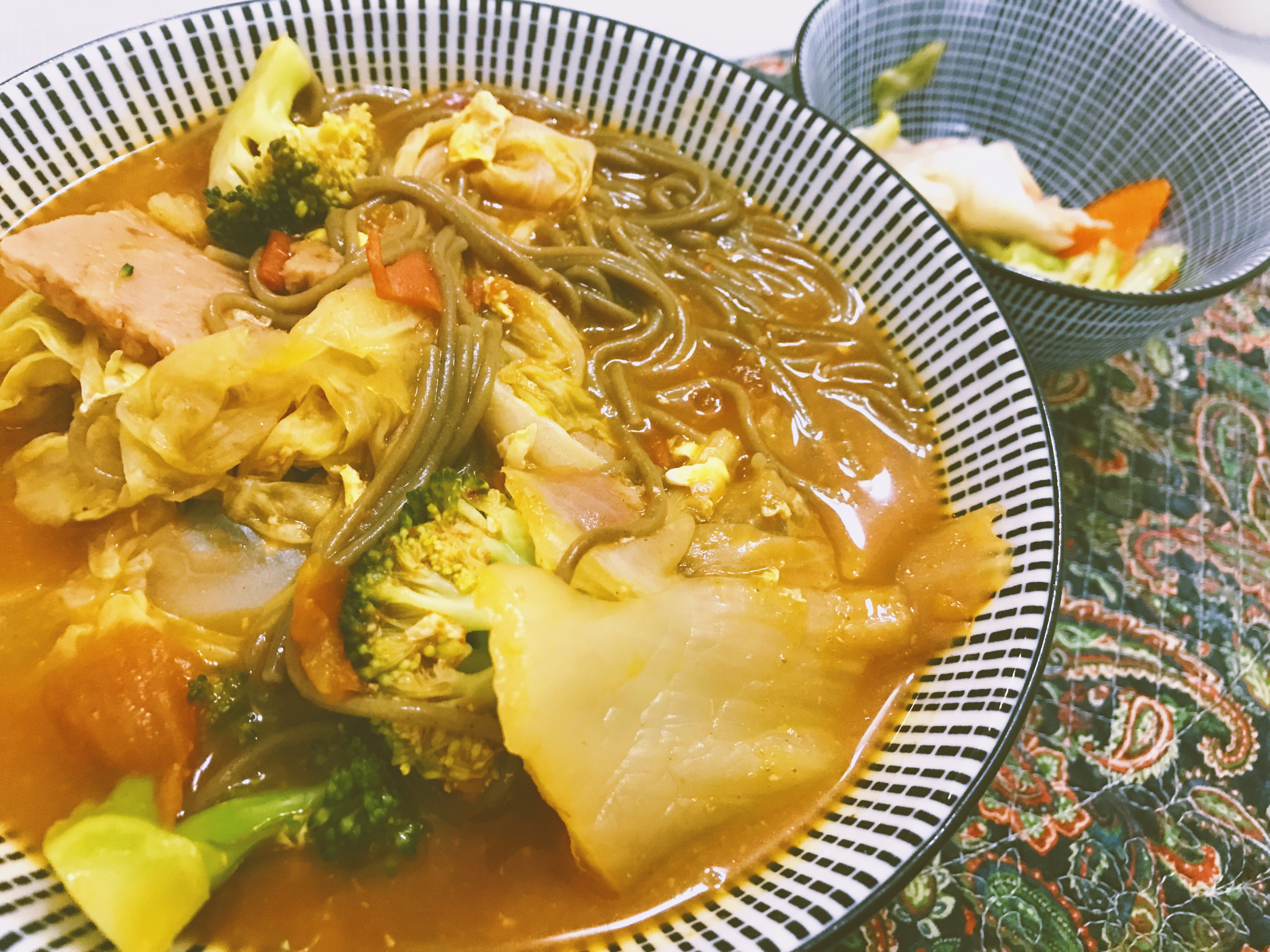韩式泡菜荞麦面的做法