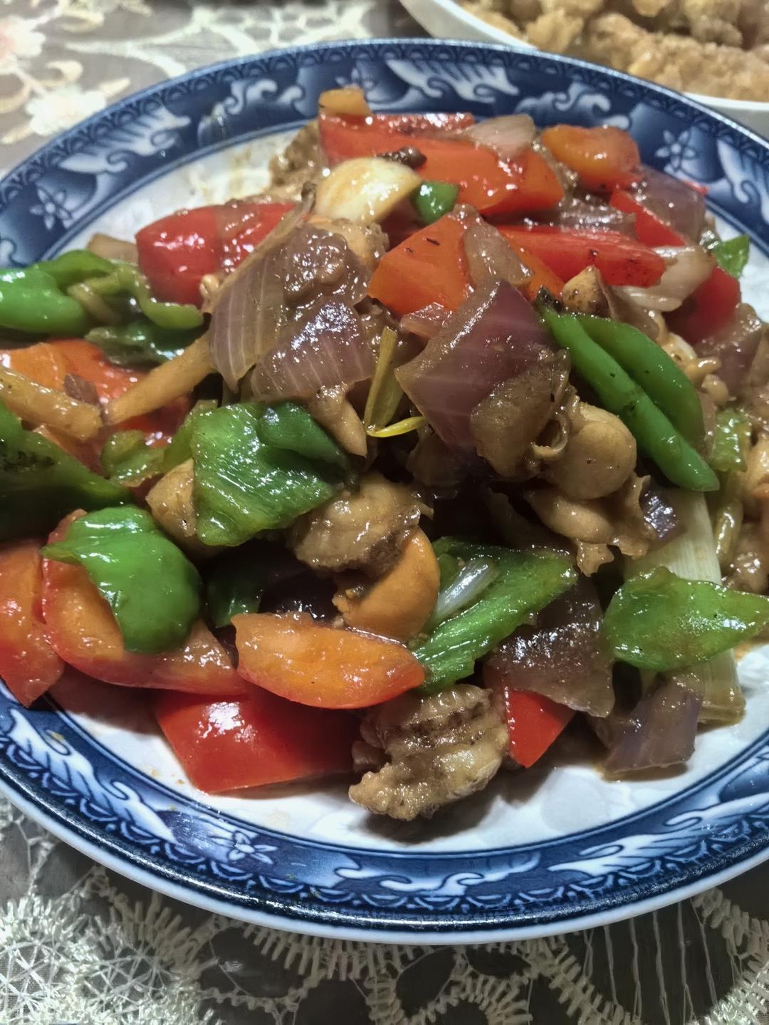 爆炒扇贝肉（太鲜啦）