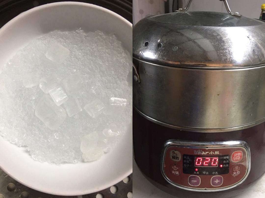 雪燕炖牛奶
