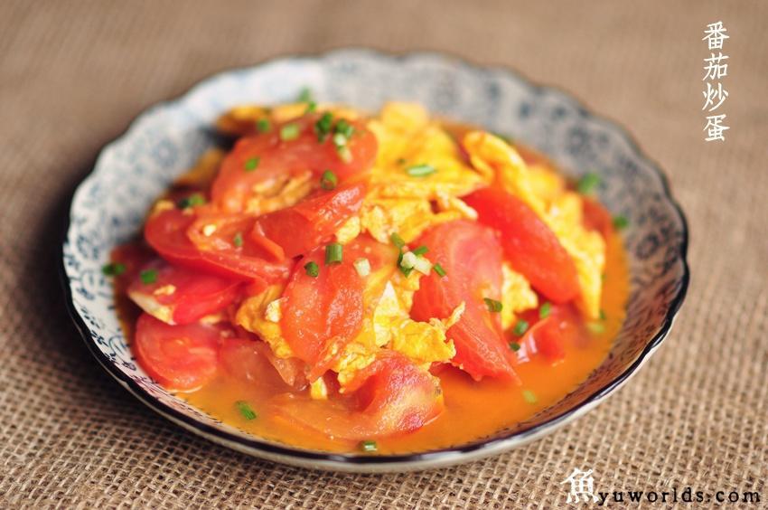 番茄炒蛋平底锅版的做法