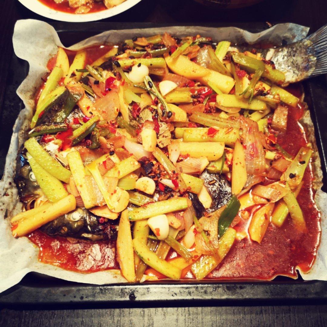 模仿成都滋味烤鱼的…烤鱼