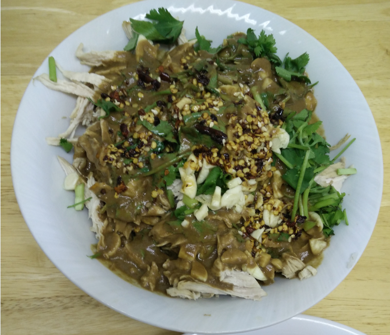 凉拌麻辣鸡丝