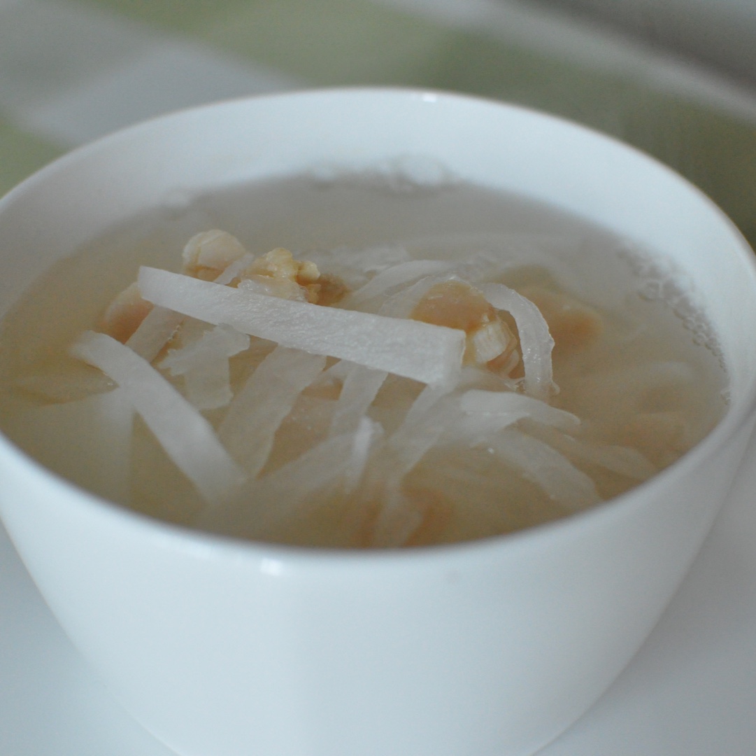 海米干贝萝卜丝汤