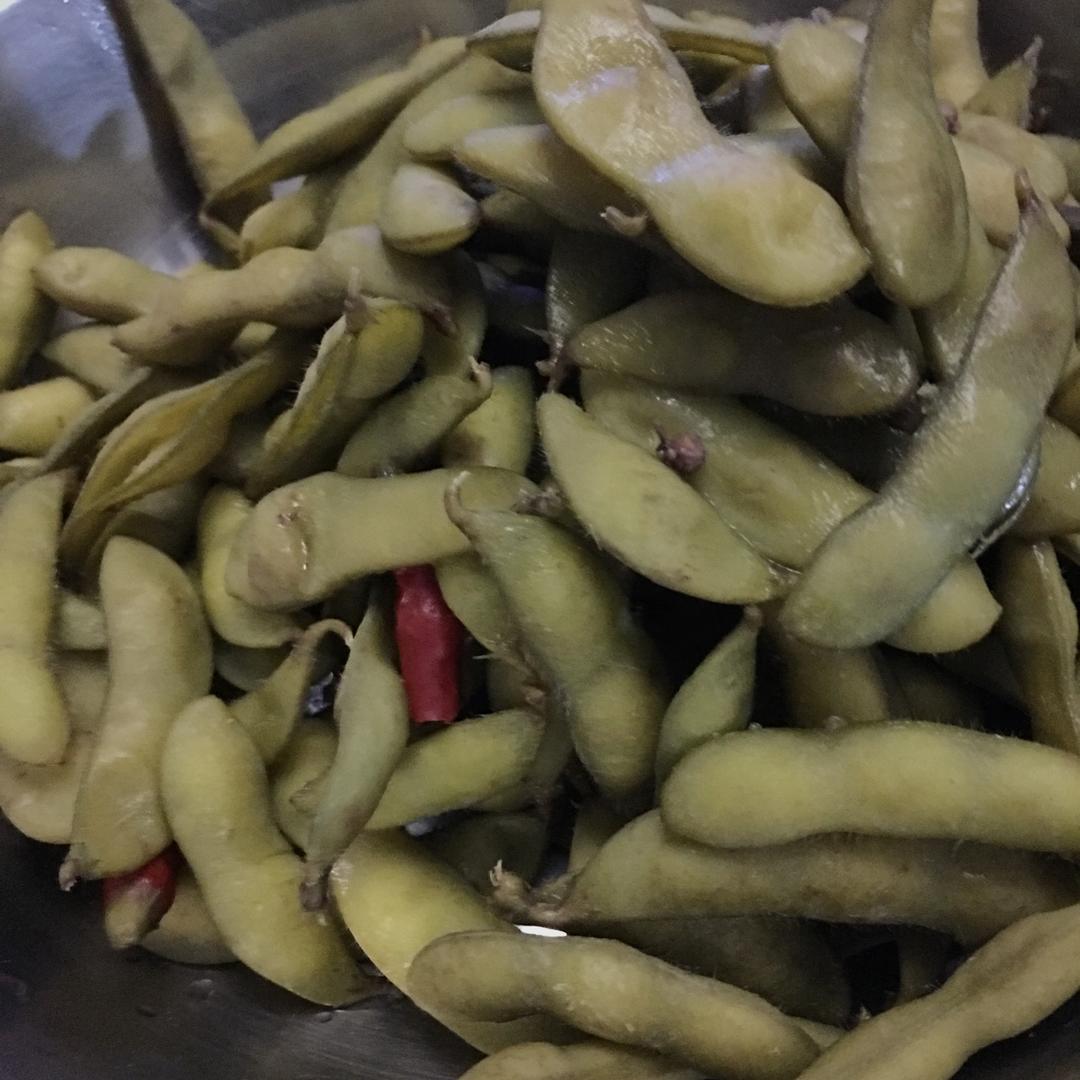 豪华版水煮毛豆