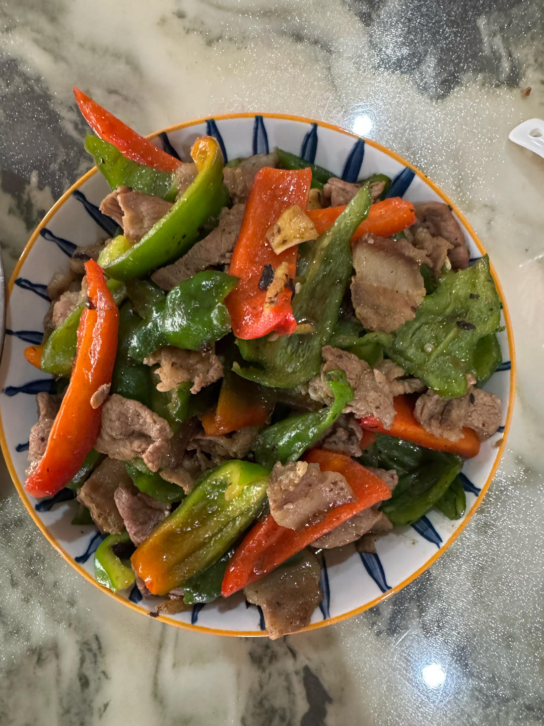 青椒炒五花肉