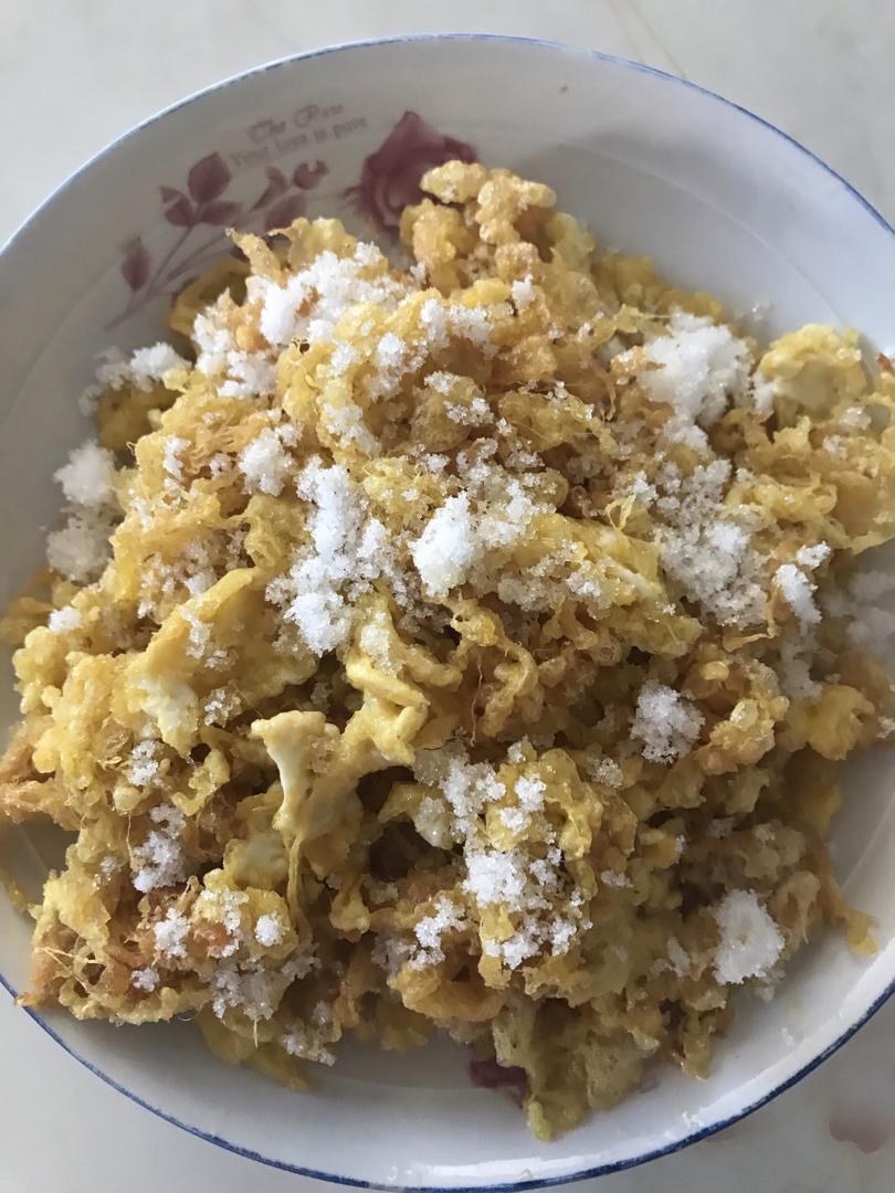 油炸鸡蛋丝