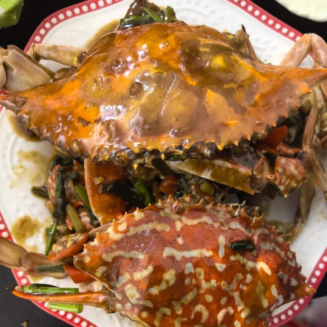 香爆梭子蟹