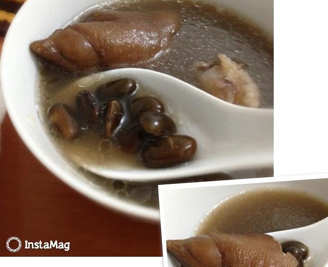 黑豆猪蹄汤的做法