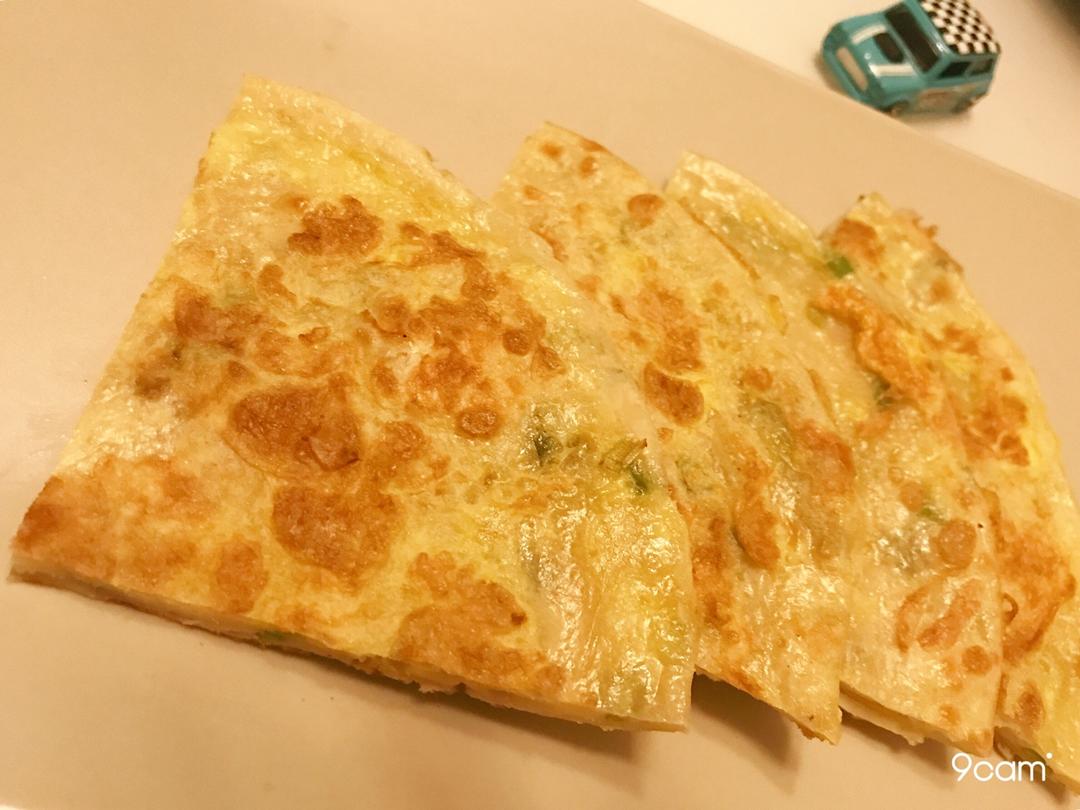 鸡蛋葱油饼                  （更新饼坯保存方法）