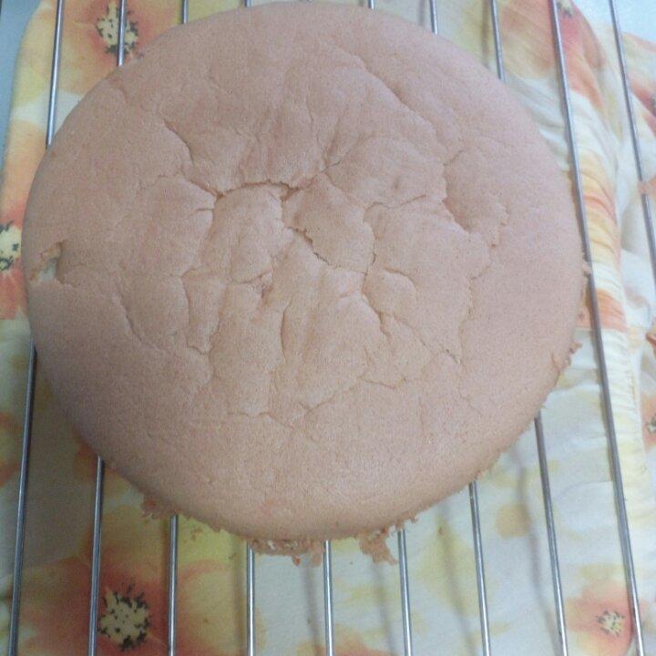 完美8寸椰汁版戚风蛋糕