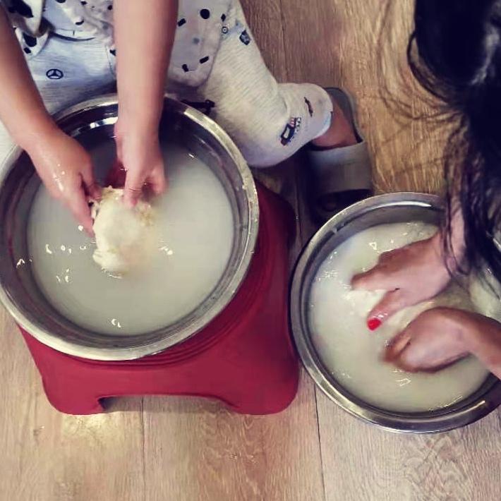 纯奶手撕吐司的做法 步骤1