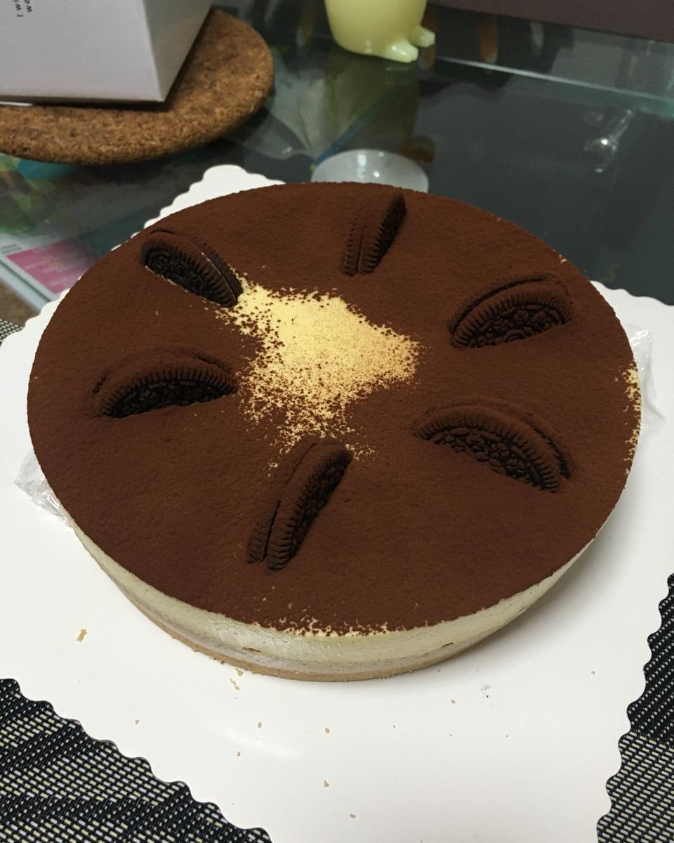 咖啡双层冻芝士蛋糕