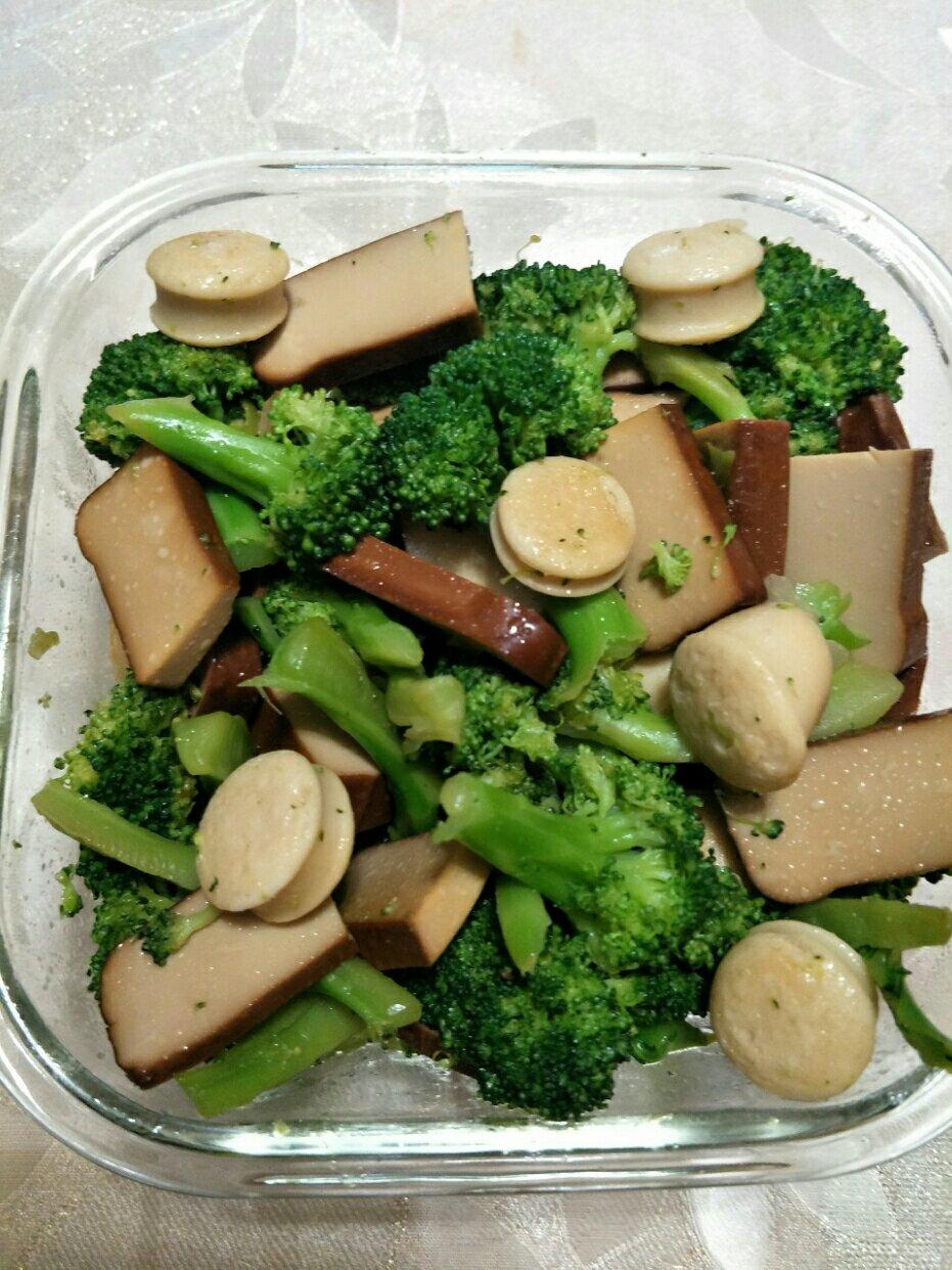 清炒西兰花火腿