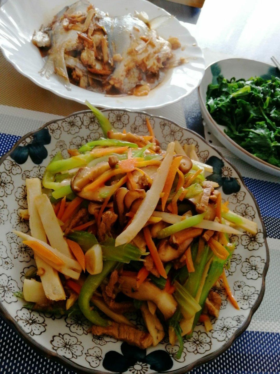 堂妈小厨——简易韩式炒杂菜