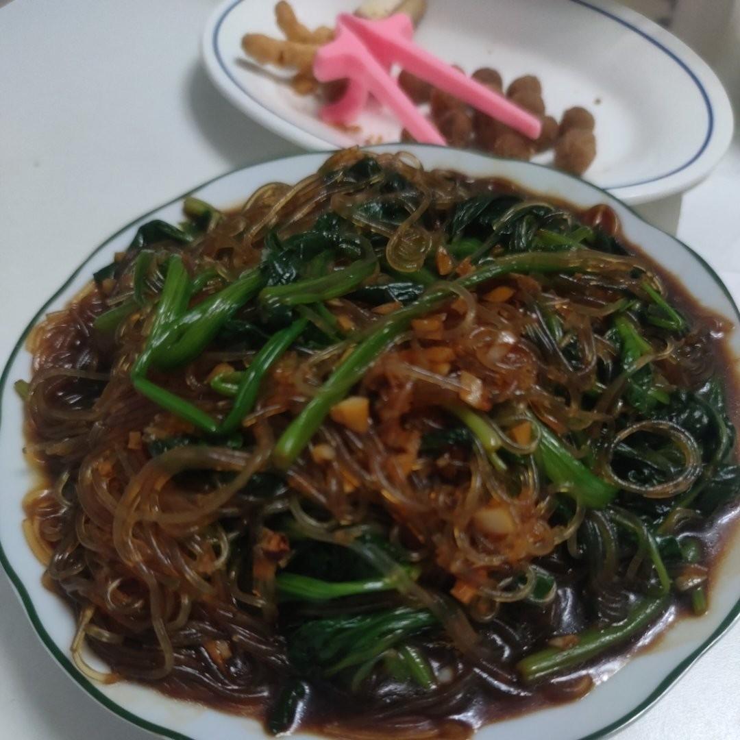 万能凉拌菜料汁（凉拌菠菜粉丝）