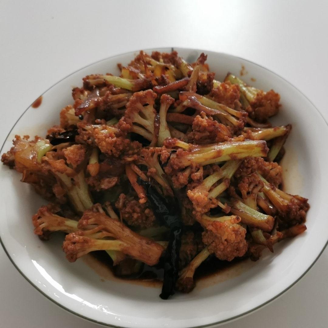 无肉简易版干煸菜花