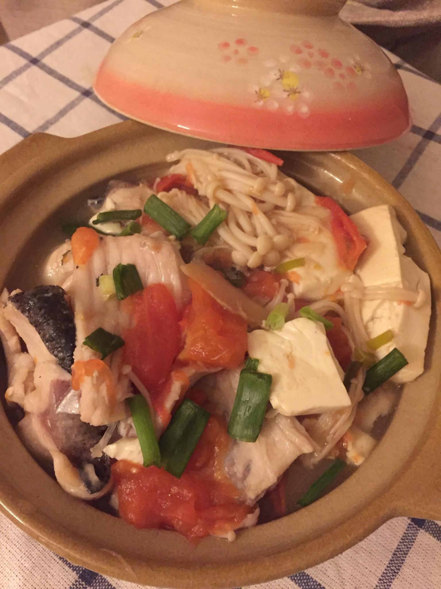 番茄鱼片豆腐汤的做法