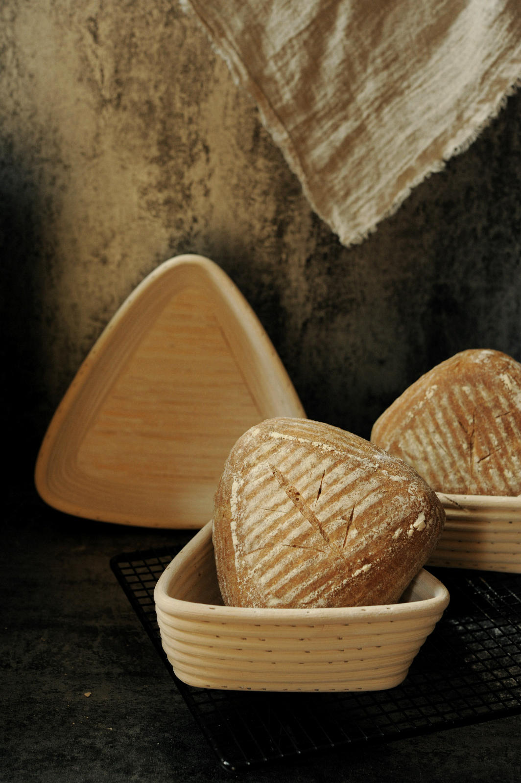 朴素的黑麦面包