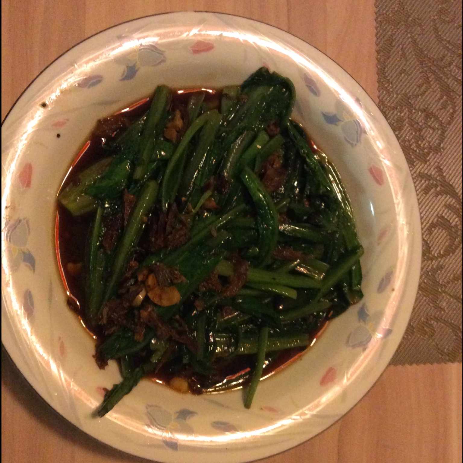 豆豉鲮鱼油麦菜